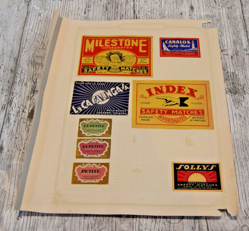Superb vintage matchbox labels - superb,