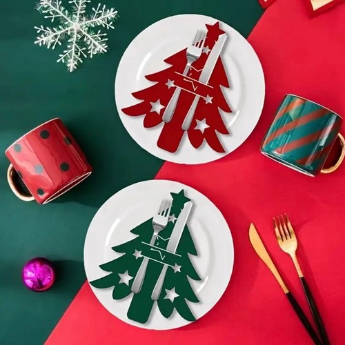 Christmas felt placemats - felt,