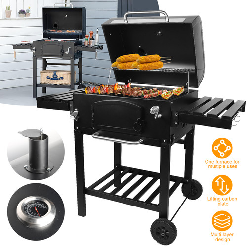 Garden barbecue smoker burner - smoker,