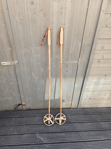 Vintage ski poles untested - ski,