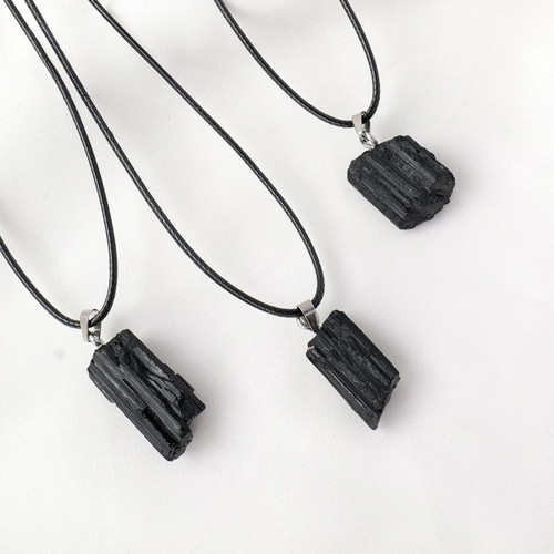 Natural black tourmaline - natural,