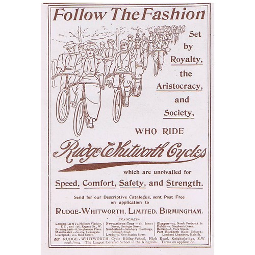 Rudge whitworth cycles - rudge, of