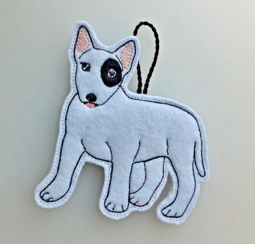 Felt bull terrier - felt,