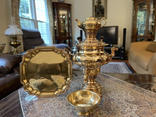 Antique russian samovar - antique,