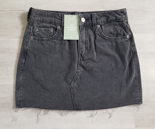 Size black denim mini - size,
