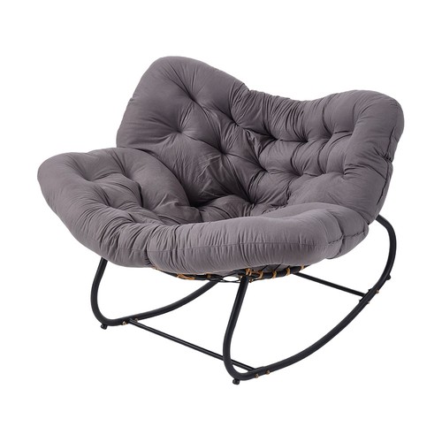 Rattan egg rocking chair - rattan,