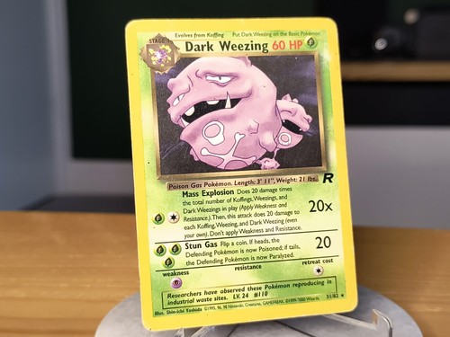 Pokemon tcg dark weezing - pokemon,