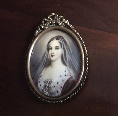 Antique miniature portrait - antique,