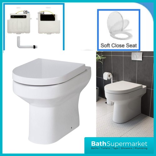 Btw back wall toilet pan - back, wc