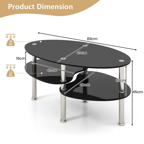 Modern tempered glass coffee - modern,