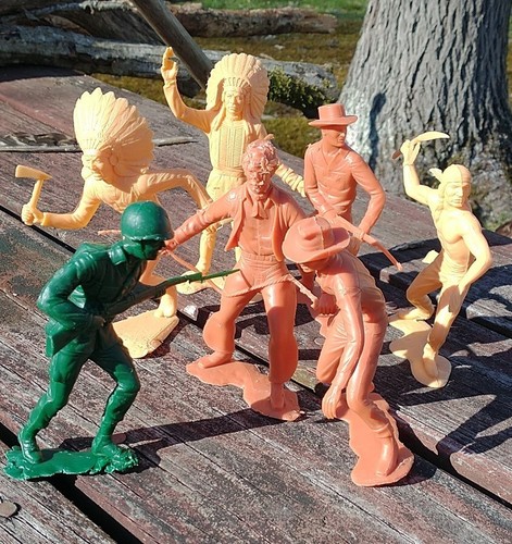 Lot louis marx cowboy - of, 7