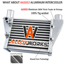Upgraded Intercooler Alu Turbo