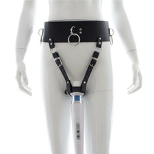 Female PU Leather Chastity