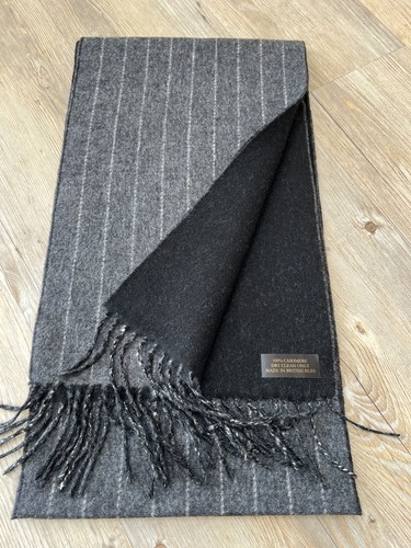 100 cashmere reversible scarf - 100%,