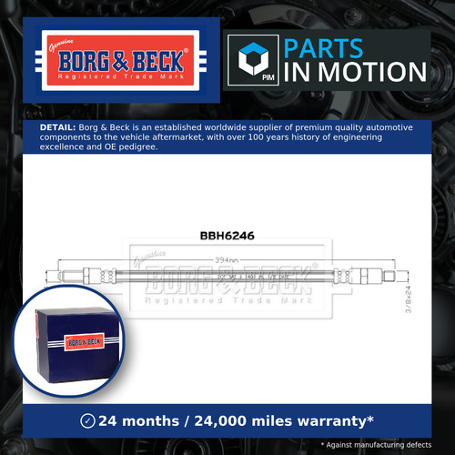 Brake hose fits jaguar - hose, type