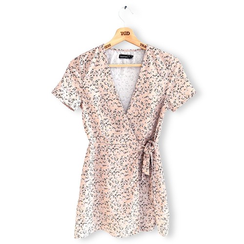 Ladies boohoo wrap dress - wrap,
