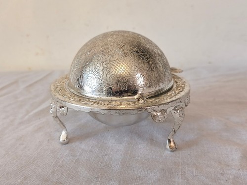 Vintage silver plated butter - vintage,