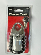 Master Lock 194D 194EURD Padlock Adjustable Shackle 18mm - 37mm