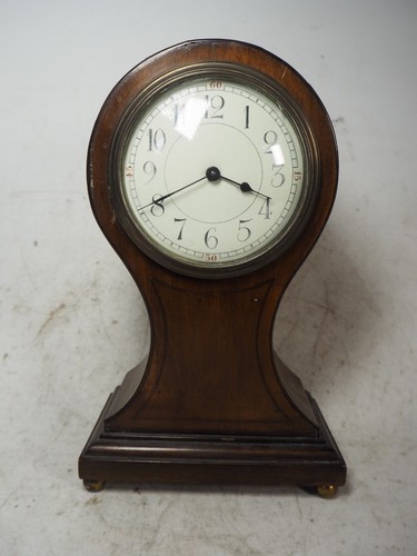 Antique french balloon mantel - french,