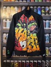 Adidas Mens Medium Tracksuit Jacket Track Top Vintage Retro Rare Graffiti King