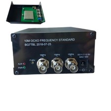 10MHz OCXO Frequency Standard Reference 2-CH Sine wave 1-CH Square wave Audio