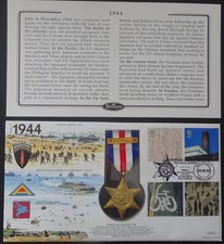 France & Germany Star replica Medal - with Atlantic clasp Benham JS(Mil) 17