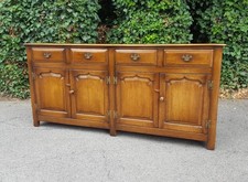 SOLID OAK TITCHMARSH GOODWIN STYLE DRESSER BASE SIDEBOARD