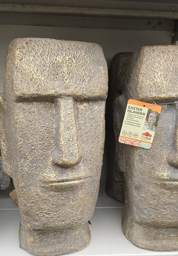 Easter island moai head 41cm - easter,