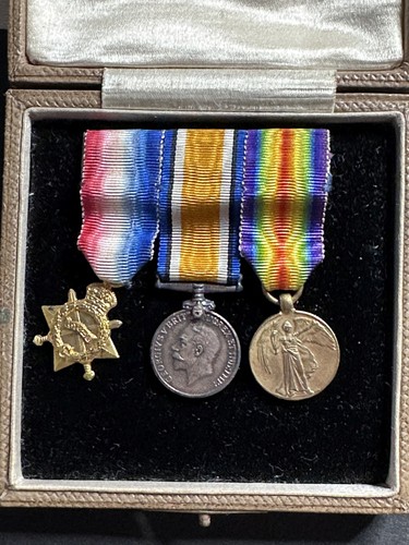 Ww1 miniature medal set pip - medal,
