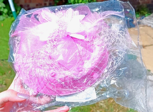 Vintage pink pillbox - vintage,