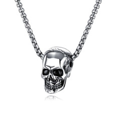 Silver Gold Scull Pendant