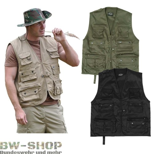 Military hunting fishing vest - military,