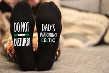 Do Not Disturb Celtic Name Socks - Personalised Printed and Personalised