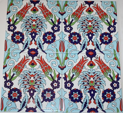 Set turkish iznik - 8"x8", (turkish