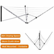 Wall mounted arm - mounted, clothes