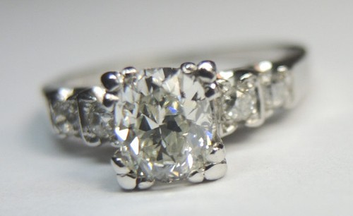 Antique art deco diamond - deco,