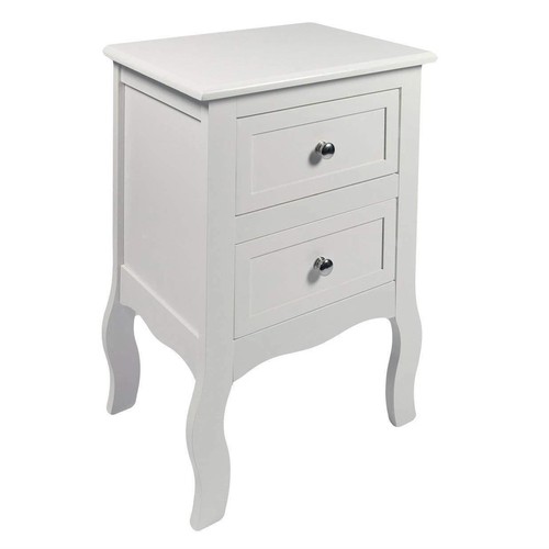 White bedroom bedside - white,