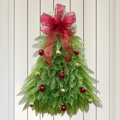 Handmade front door christmas - door,