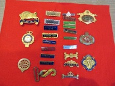 SMALL COLLECTION OF RAOB BADGES AND PLACE PINS