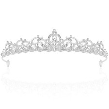 TOBATOBA Crystal Silver Bridal