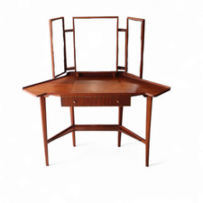 Mid Century Greaves & Thomas Dressing Table Retro Afromosia Corner Vanity Table