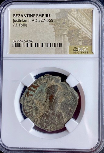 Byzantine coin 527ad 565ad - coin, 527ad-565ad