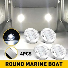 4X Round Marine Boat LED