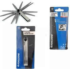 13 Blade Feeler Gauge set Metric Measuring stainless steel gauges 0.05 - 1.00mm