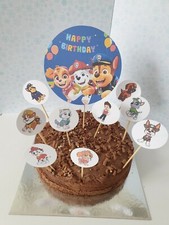  Paw Patrol cake decorations