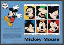 DISNEY STAMPS SPECIAL SHEET