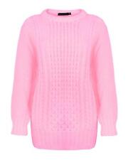 Ladies Women Crew Neck Long