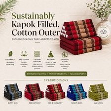 Kapok filled cushion seating - kapok,