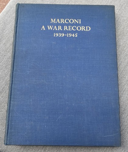 Marconi war record - marconi,