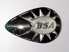 BSA  PETROL TANK BADGE BLACK
